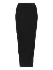 Rick Owens Black Wool Mini Skirt