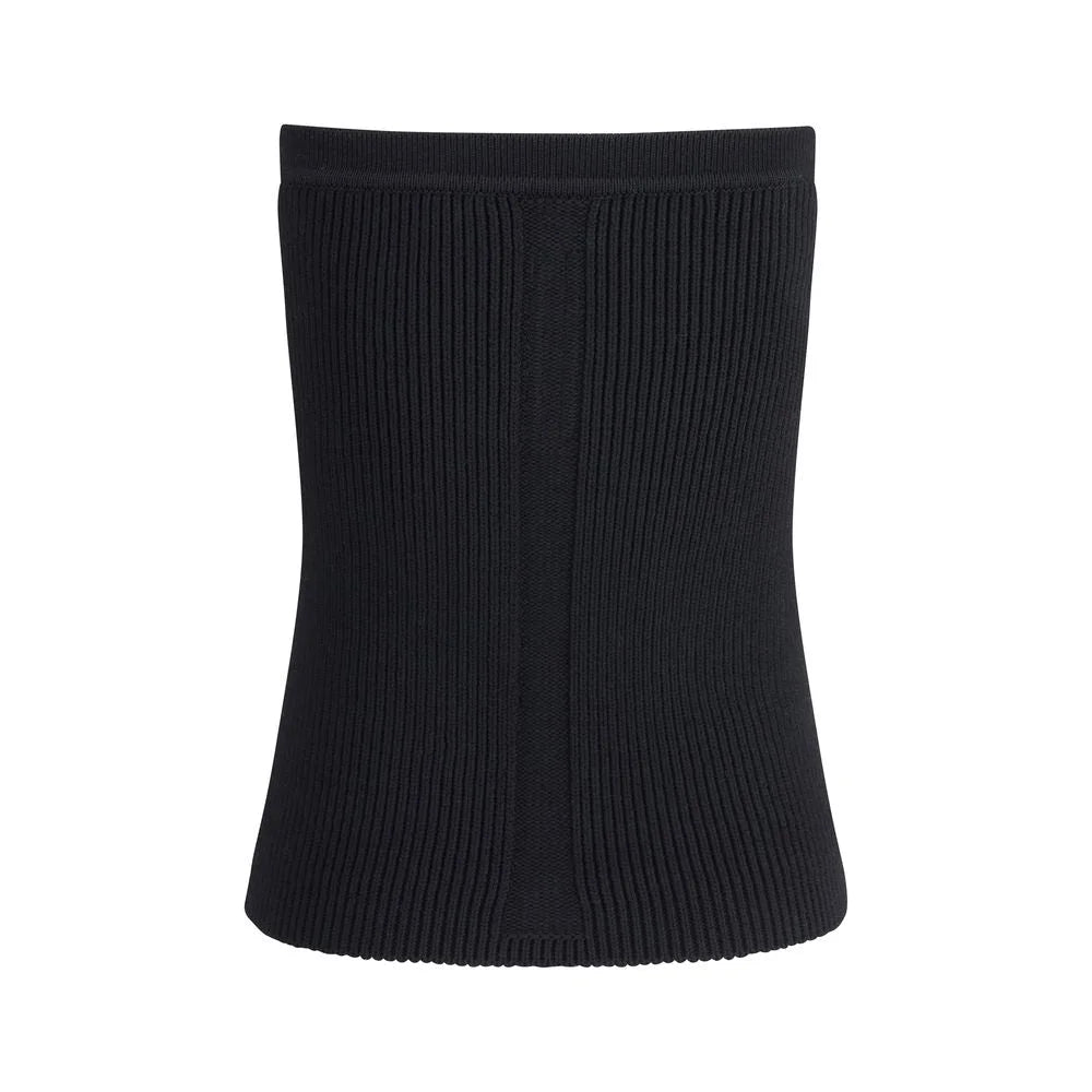 Rick Owens Black Wool Top - S
