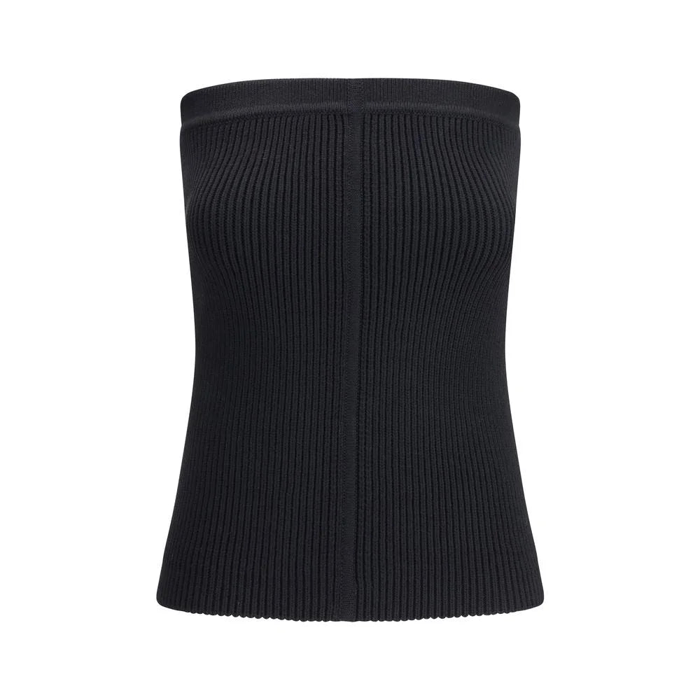 Rick Owens Black Wool Top - S