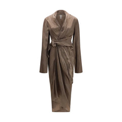 Rick Owens Brown Copper Casual Dress