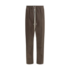 Rick Owens Brown Cotton Cargo Pants
