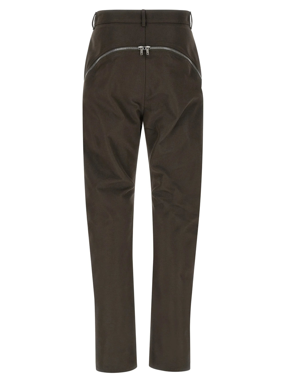 Rick Owens Brown Cotton Casual Pants