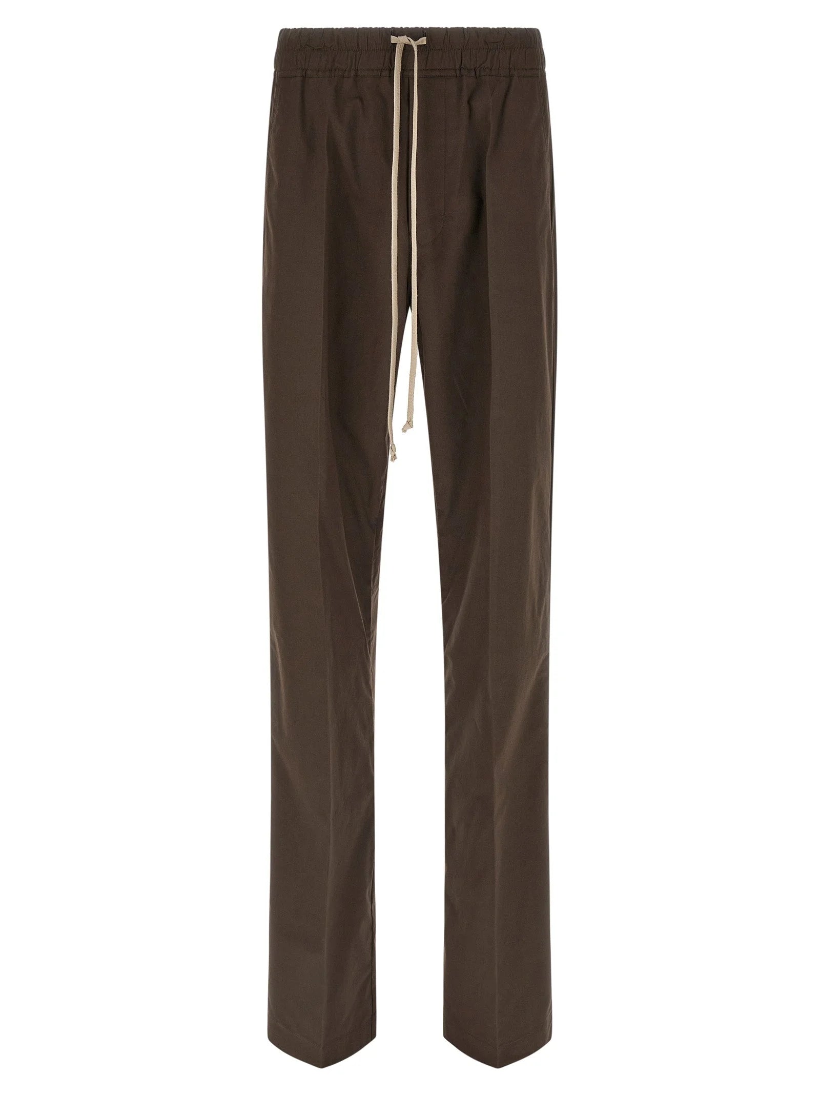 Rick Owens Brown Cotton Casual Pants