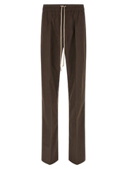 Rick Owens Brown Cotton Casual Pants