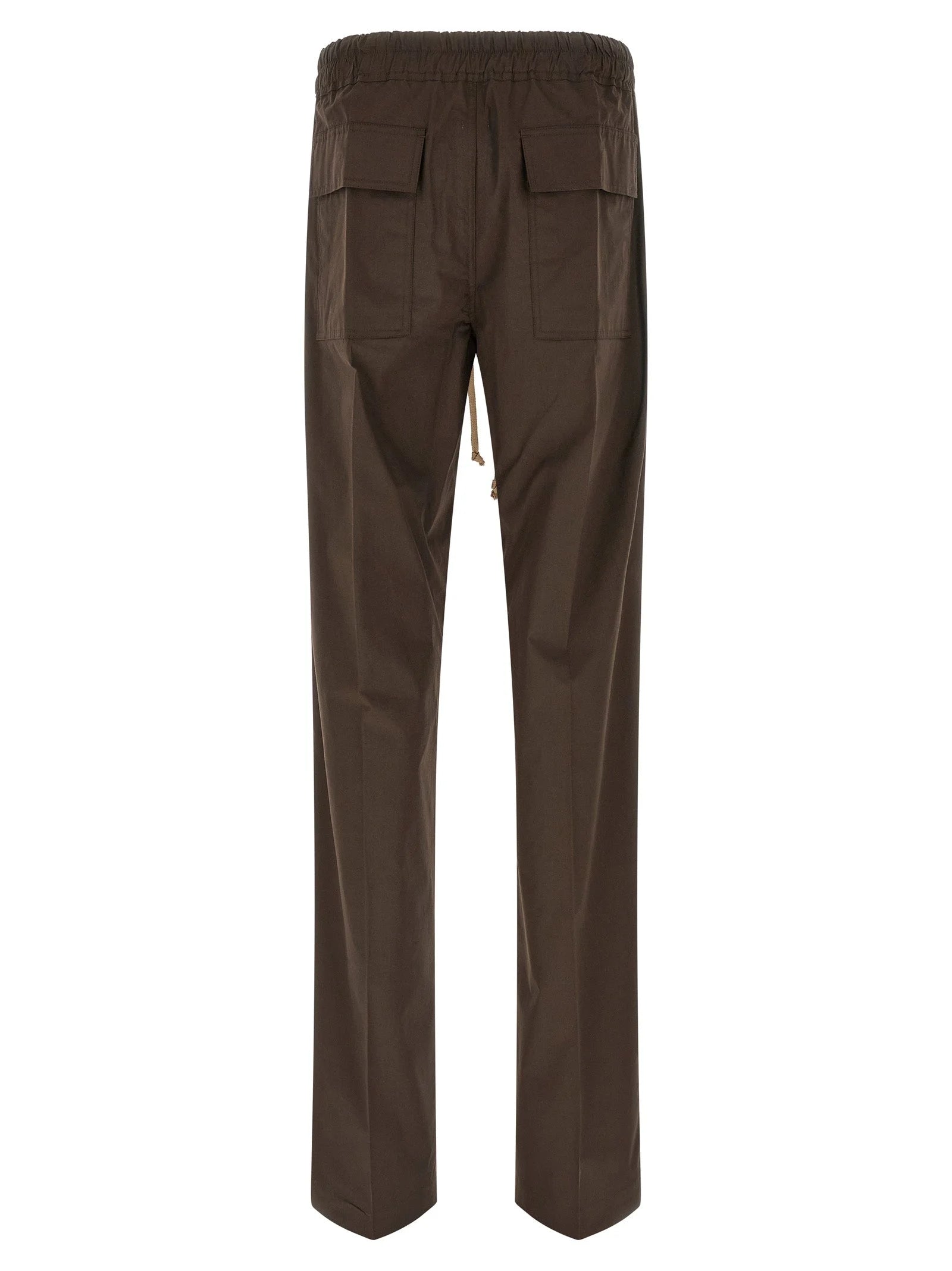 Rick Owens Brown Cotton Casual Pants