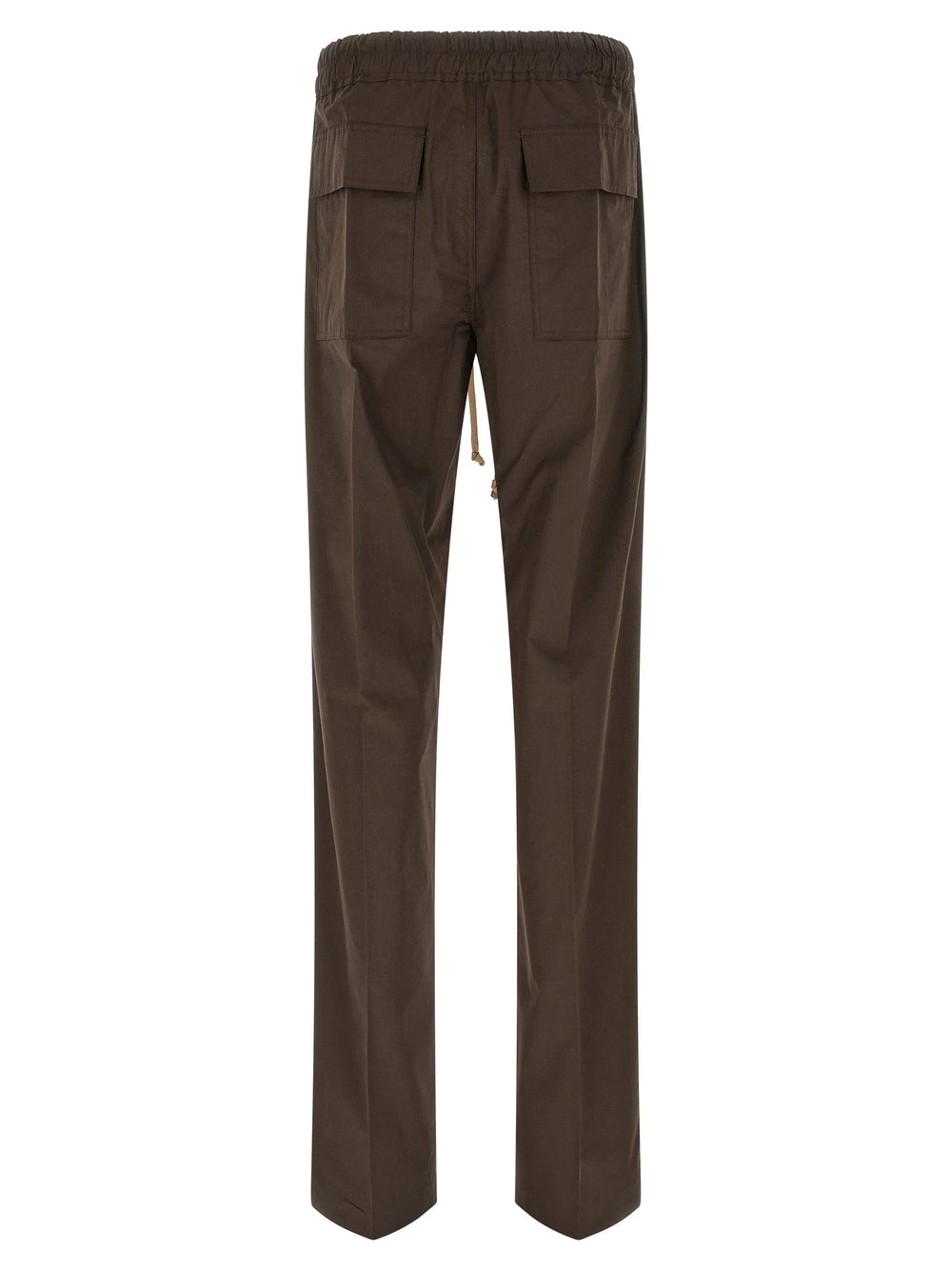 Rick Owens Brown Cotton Casual Pants