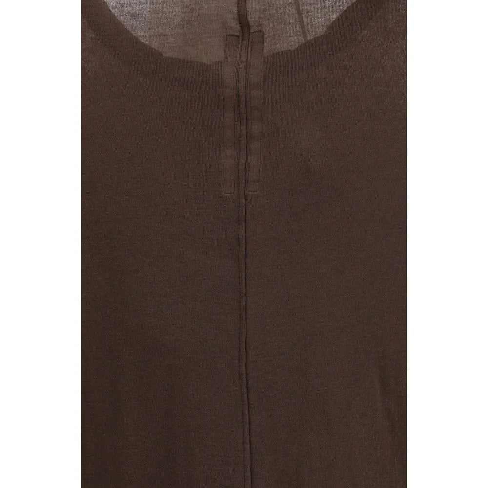 Rick Owens Brown Cotton Sportswear