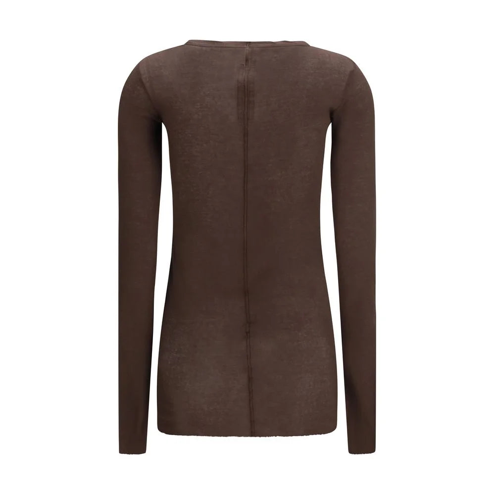 Rick Owens Brown Cotton Sportswear