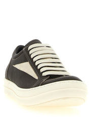 Rick Owens Brown Lamb Leather Low Top Sneakers - EU40/US10
