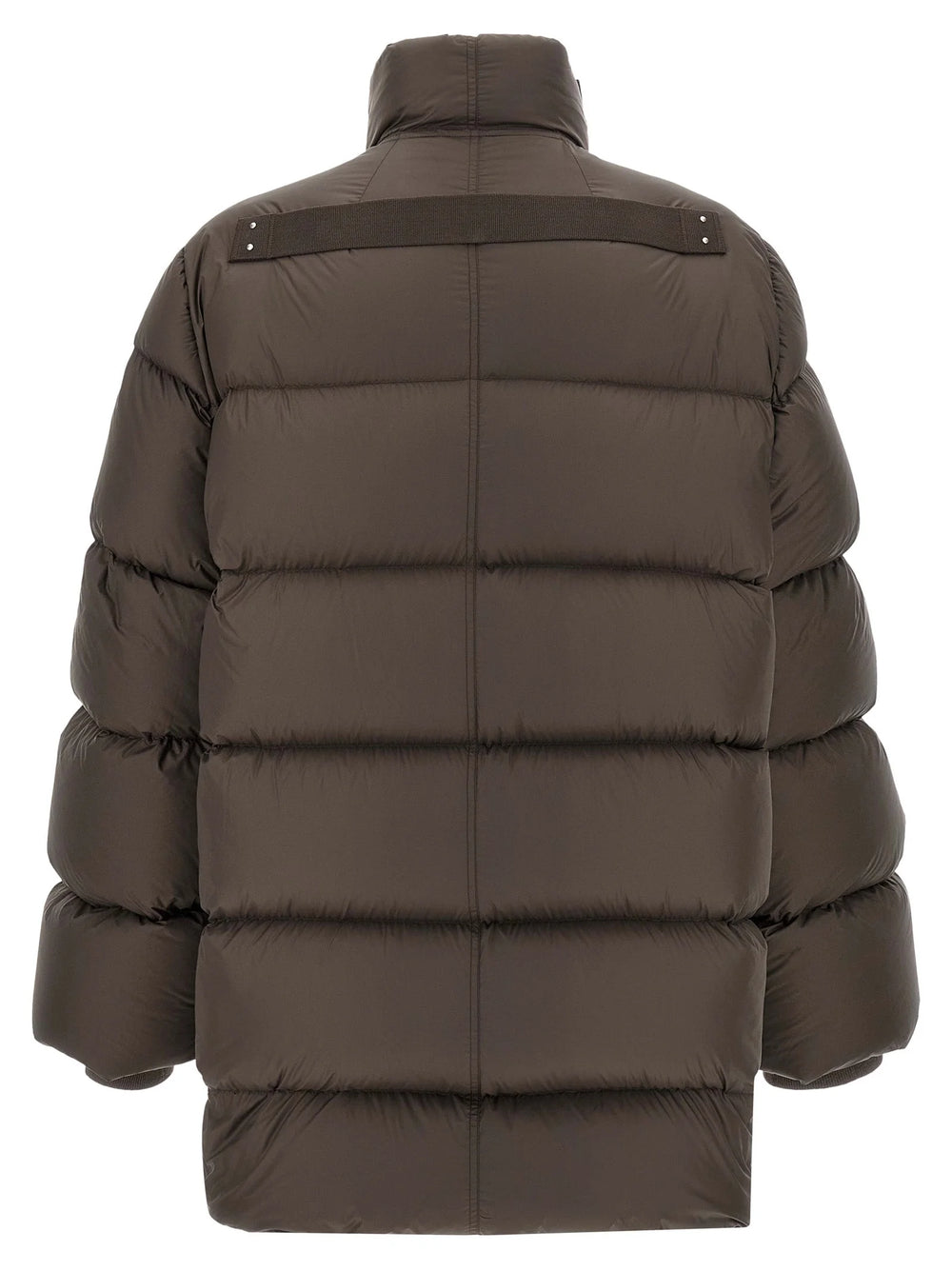 Rick Owens Brown Nylon Full-Length Jacket