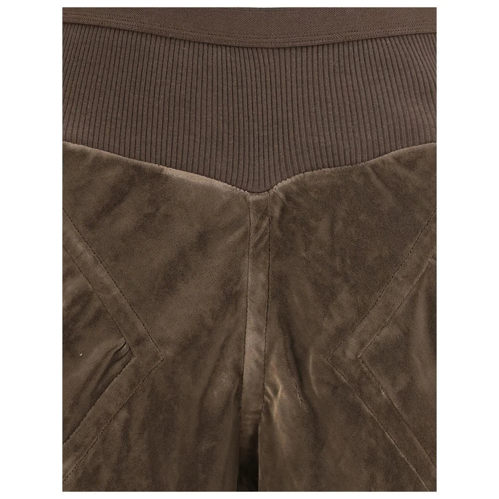 Rick Owens Brown Viscose Casual Pants - IT40 | M