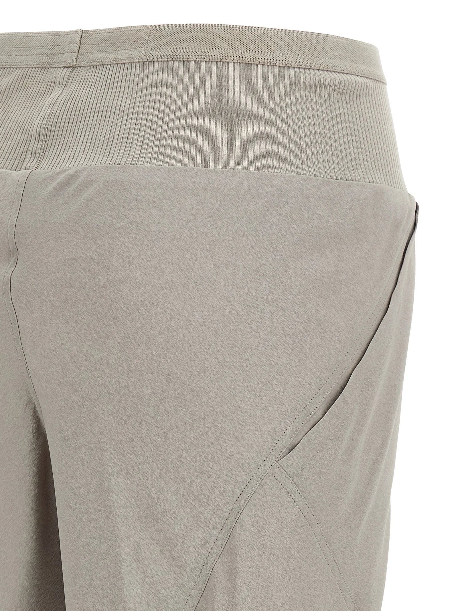 Rick Owens Gray Acetate Flared Pants - IT40