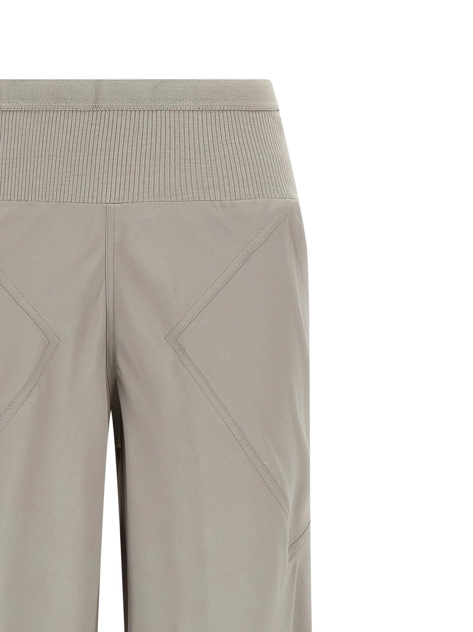 Rick Owens Gray Acetate Flared Pants - IT40