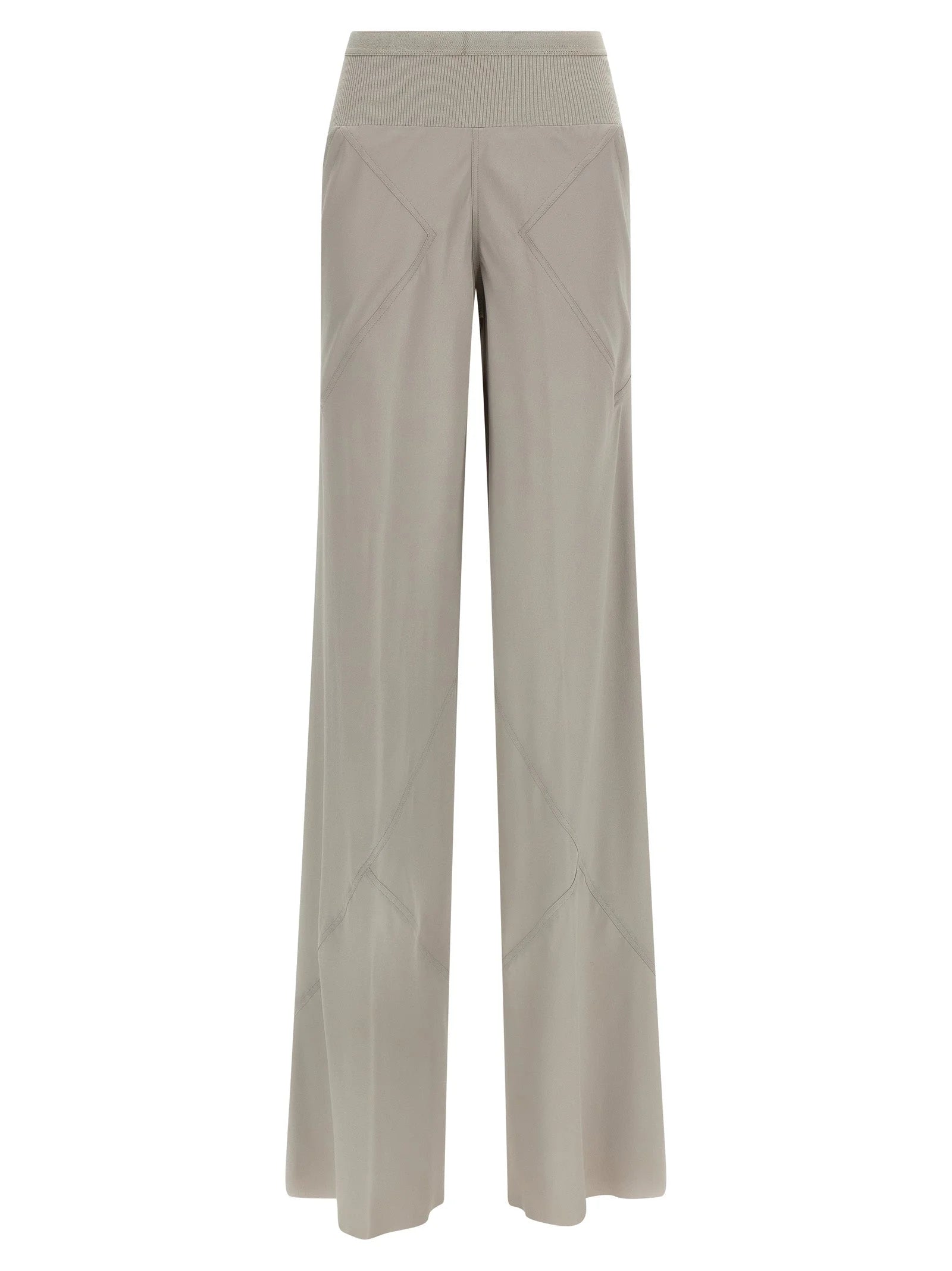 Rick Owens Gray Acetate Flared Pants - IT40