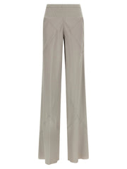 Rick Owens Gray Acetate Flared Pants - IT40