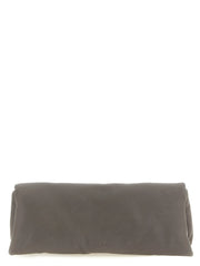 Rick Owens Gray Calfskin Clutch Bag