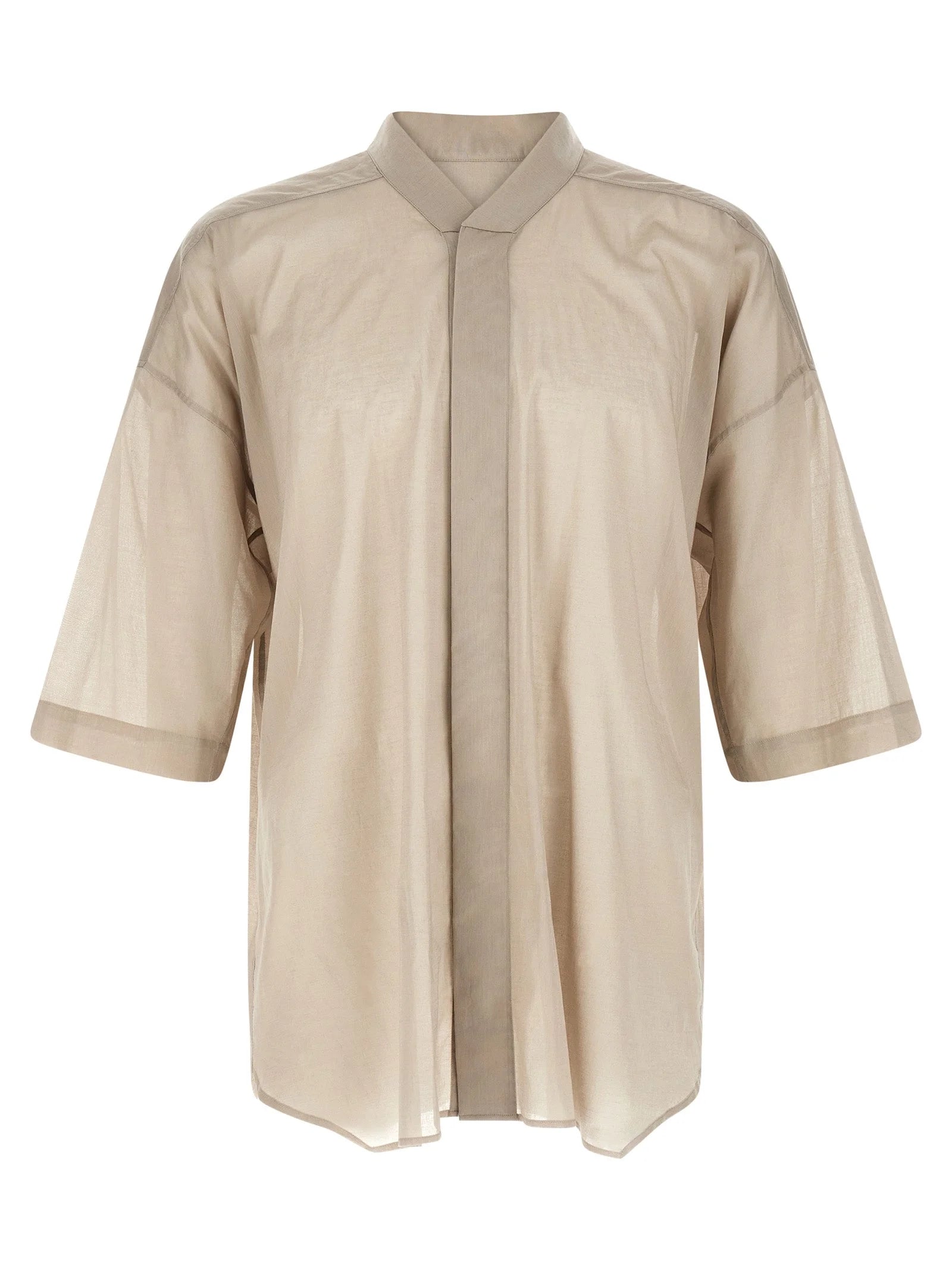 Rick Owens Gray Cotton Blouse