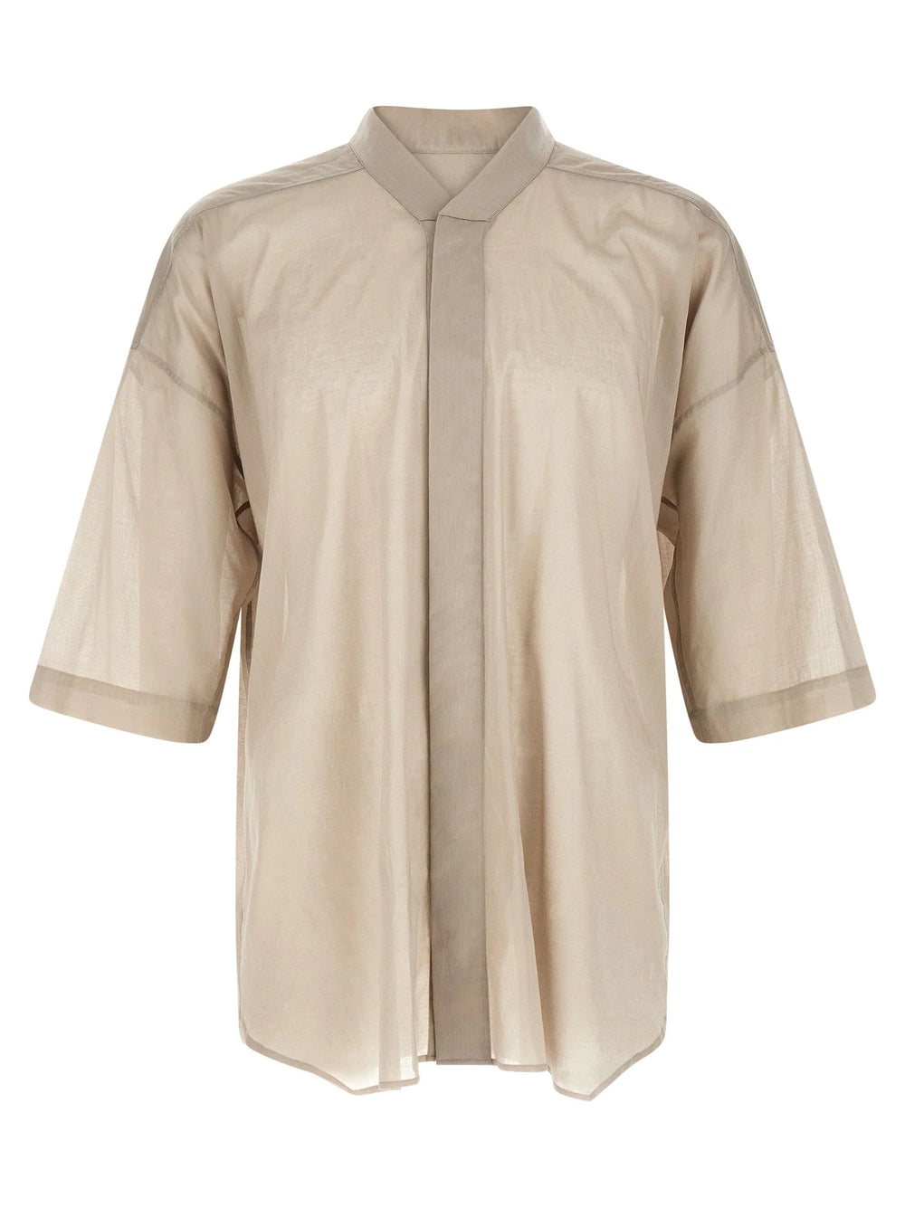 Rick Owens Gray Cotton Blouse