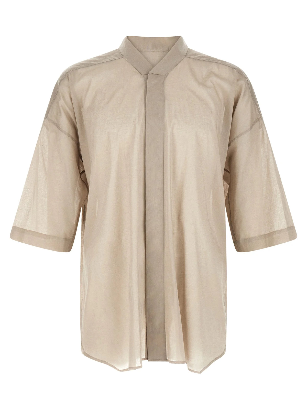 Rick Owens Gray Cotton Blouse