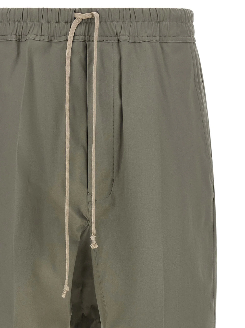 Rick Owens Gray Cotton Cropped Pants