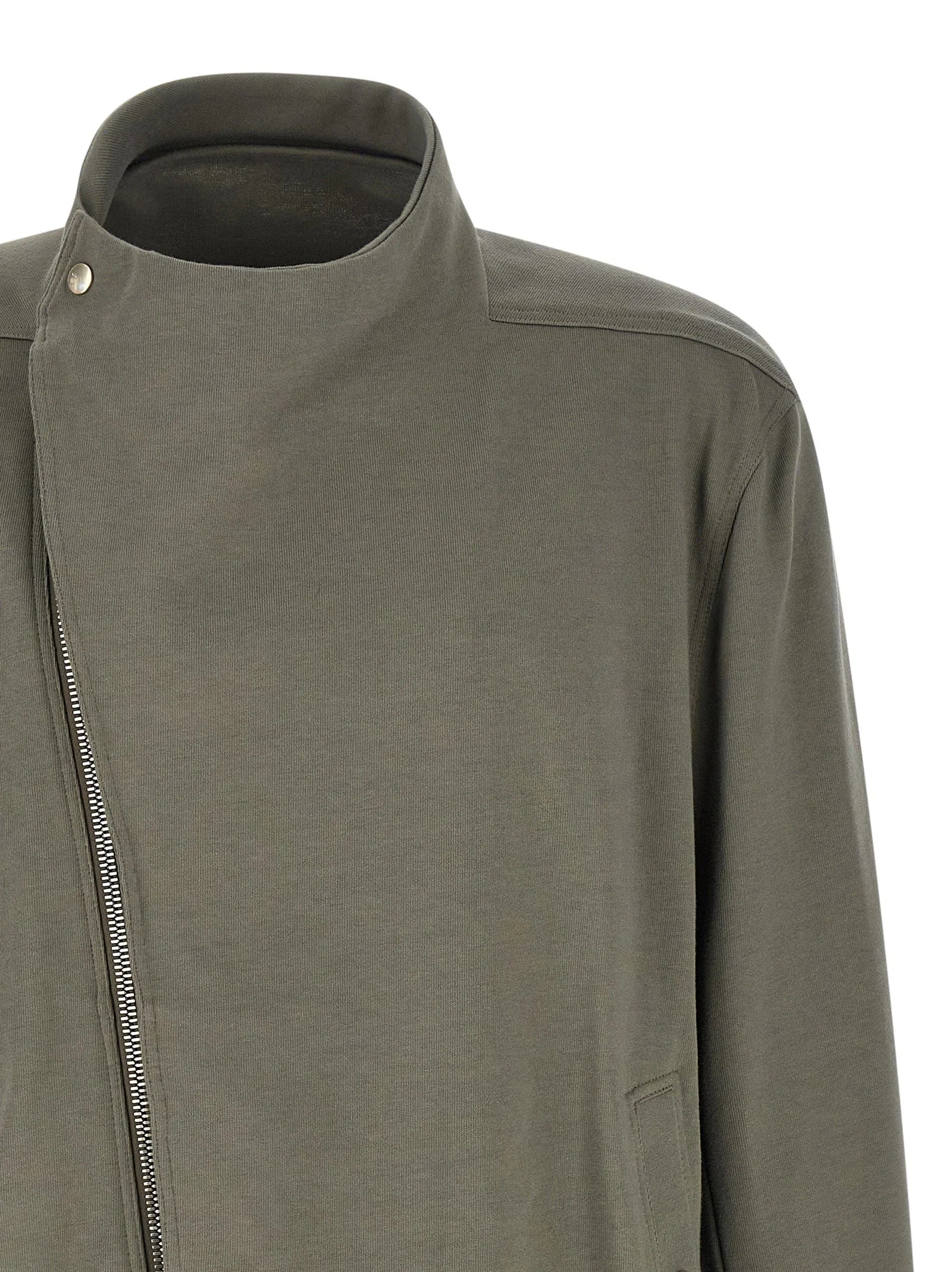 Rick Owens Gray Cotton Sweatshirt