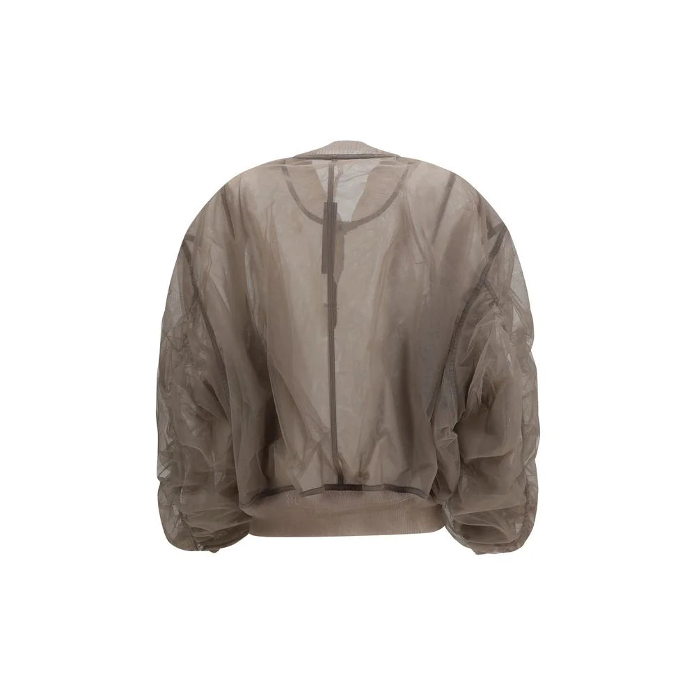 Rick Owens Gray Nylon Bomber - IT38 | S