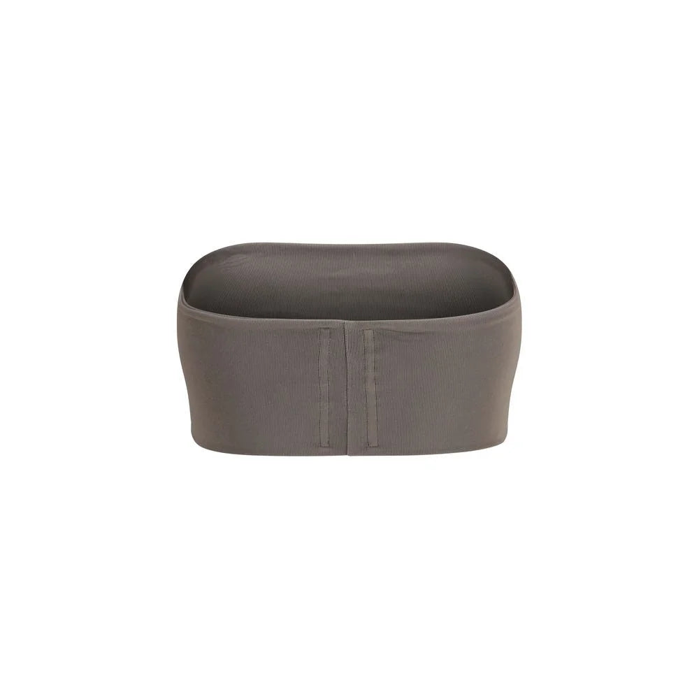 Rick Owens Gray Viscose Sleeveles T-Shirt