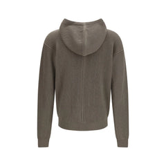 Rick Owens Gray Wool Oves Aries Hoodie