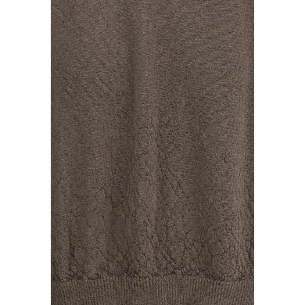 Rick Owens Gray Wool Sweatshirt