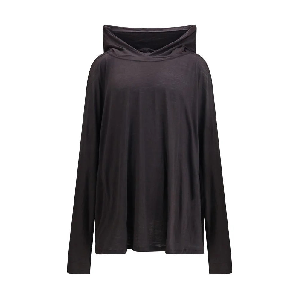 Rick Owens Long hooded T-Shirt - One Size - Hoodies