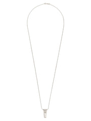 Rick Owens Silver Brass Necklace - One Size