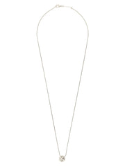 Rick Owens Silver Brass Necklace - One Size