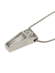 Rick Owens Silver Brass Necklace - One Size