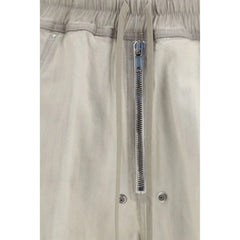 Rick Owens White Cotton Casual Pants