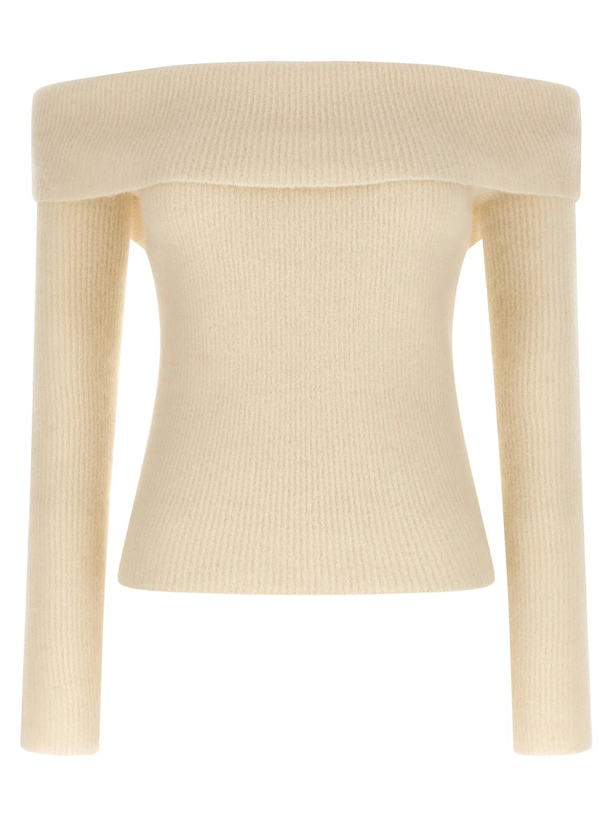 Rick Owens White Wool Cardigan - M