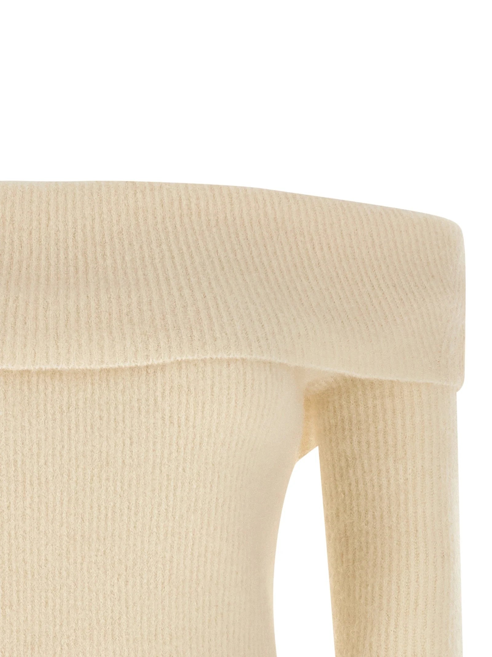 Rick Owens White Wool Cardigan - M