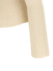 Rick Owens White Wool Cardigan - M