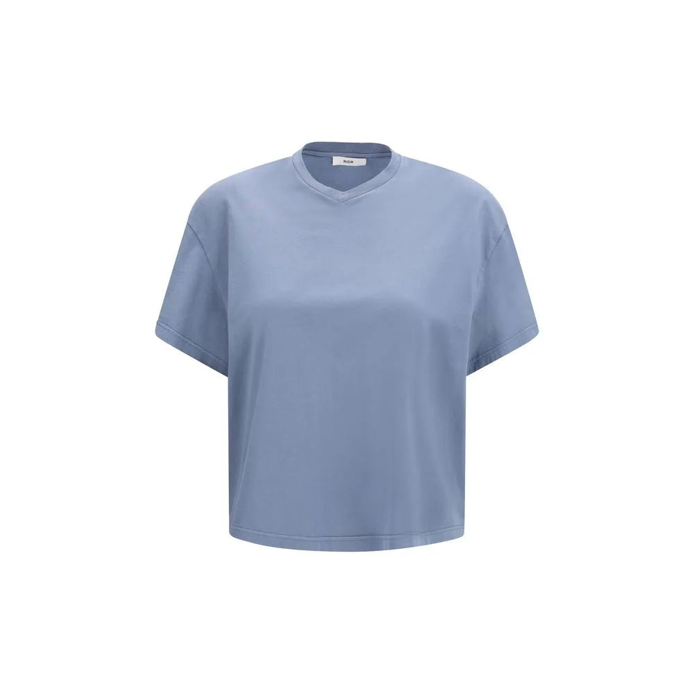 RIER Blue Cotton T-Shirt - M