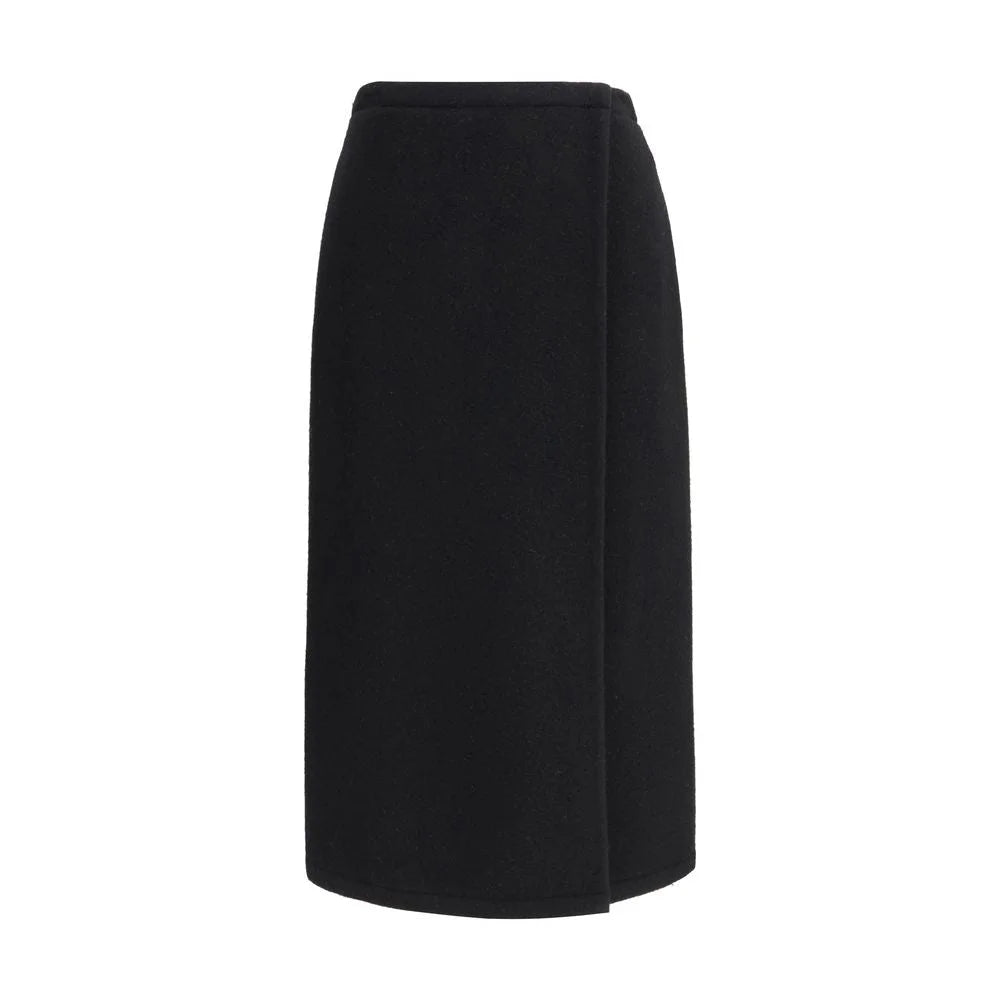 RIER Fleece wrap Skirt in pure Wool - S