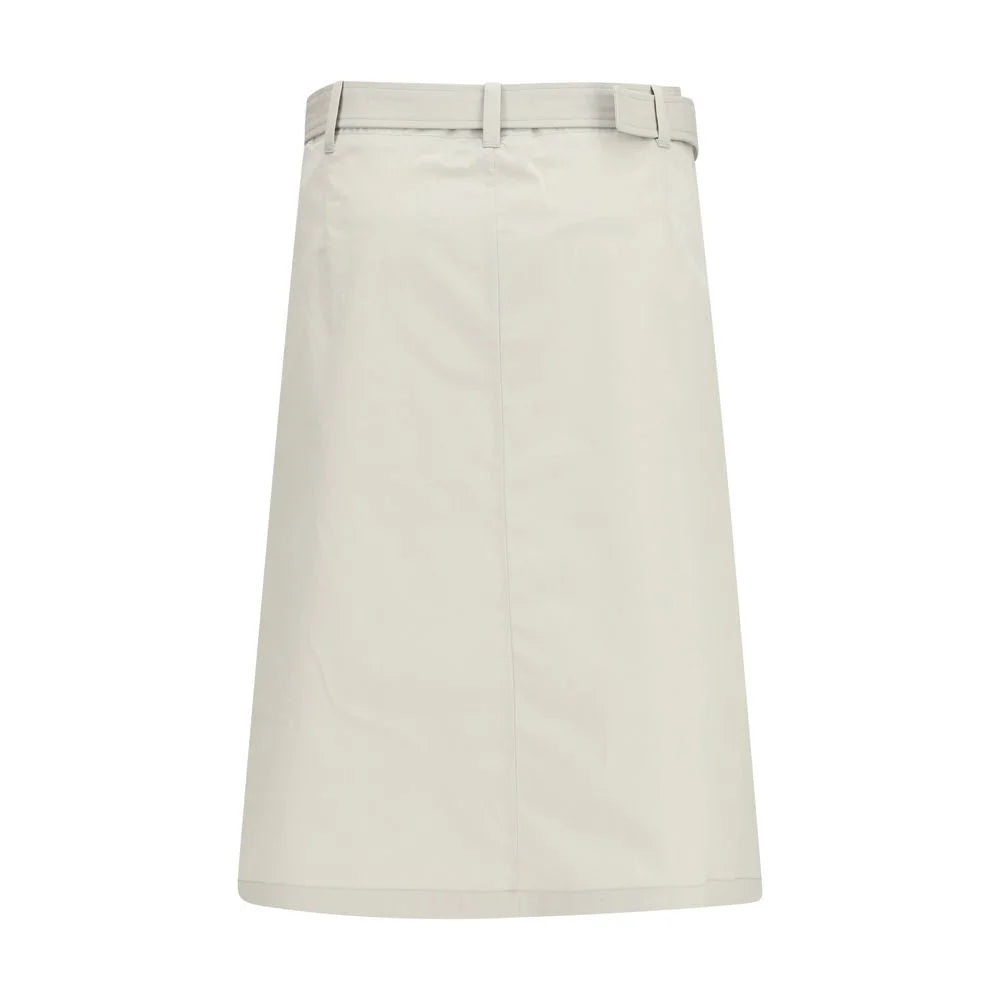 RIER Gray Cotton Long Skirt