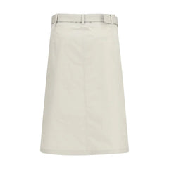 RIER Gray Cotton Long Skirt