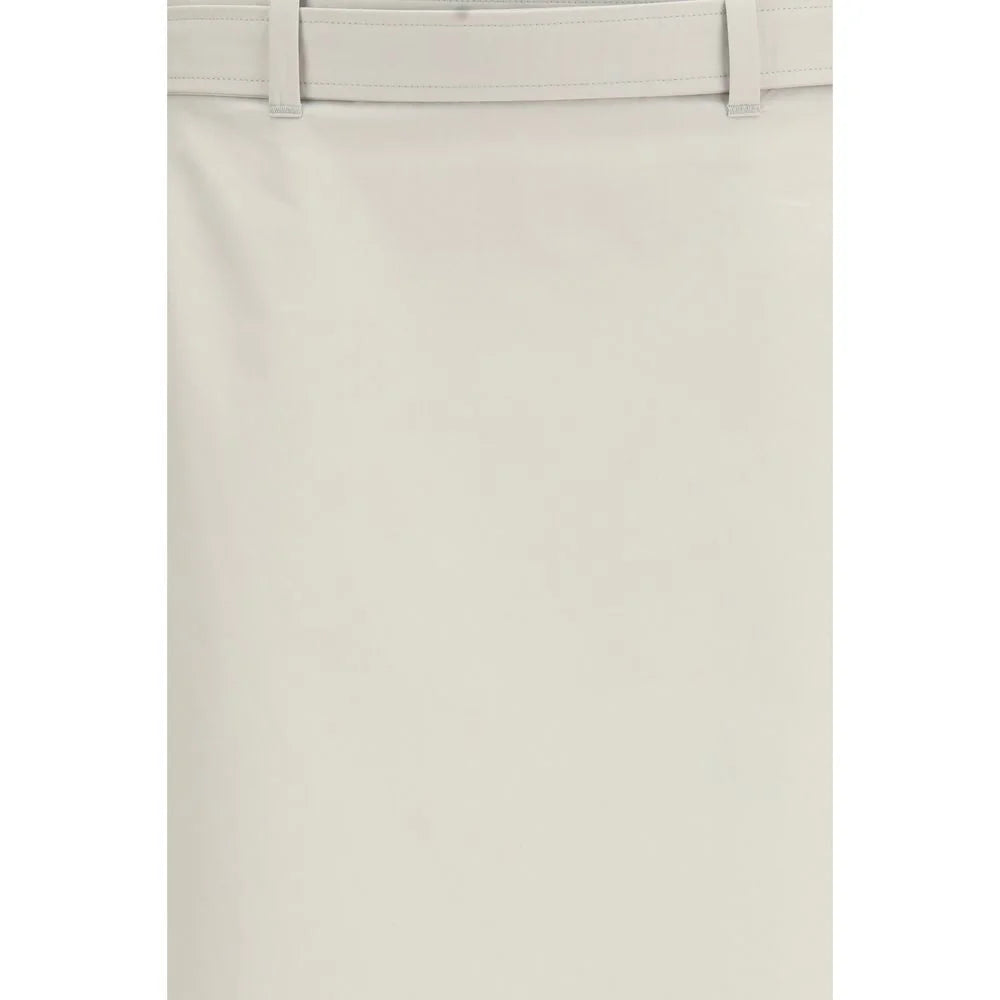 RIER Gray Cotton Long Skirt