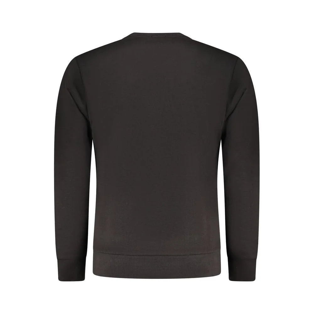 Rifle Black Cotton Men Sweater