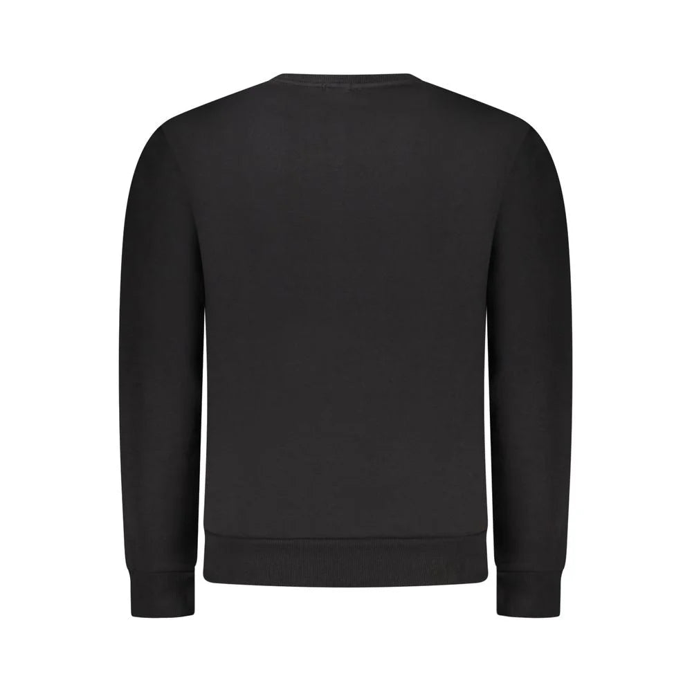 Rifle Black Cotton Men’s Crewneck Sweater - Sweatshirts