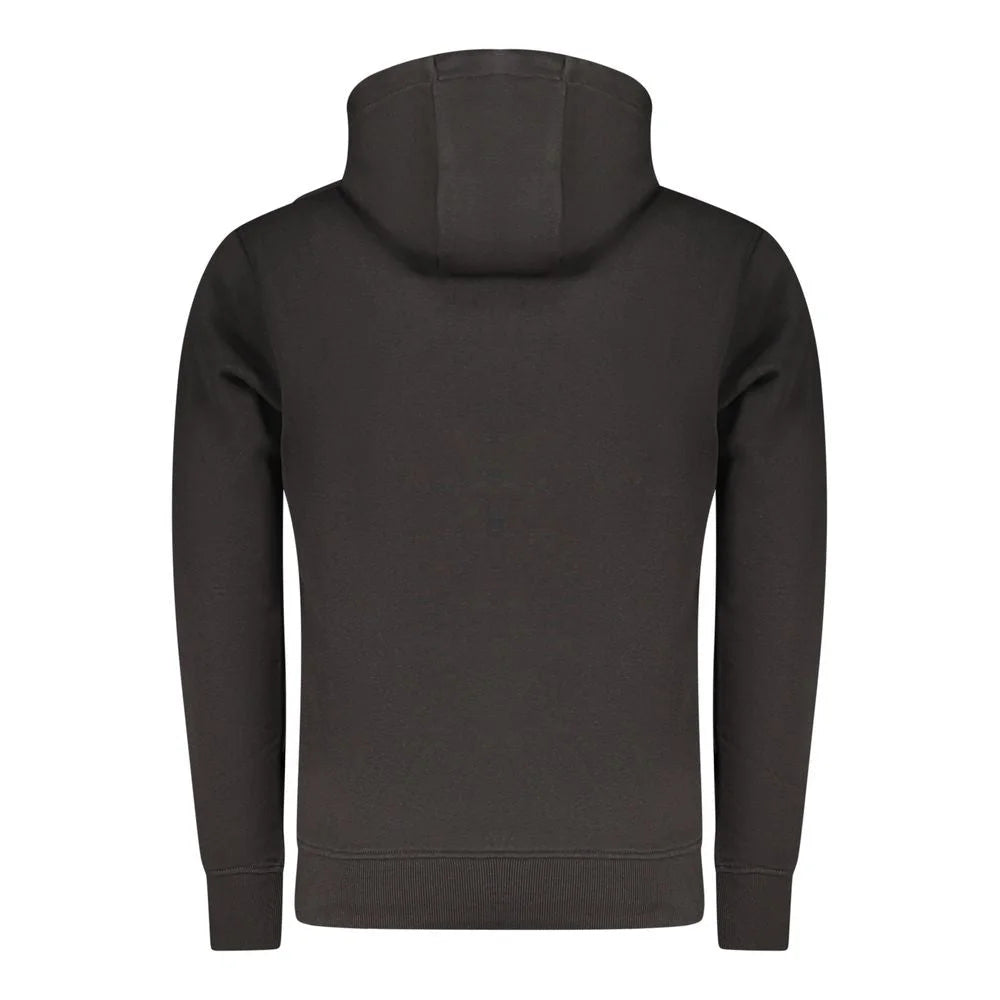 Rifle Black Cotton Sweatshirt - Hoodies