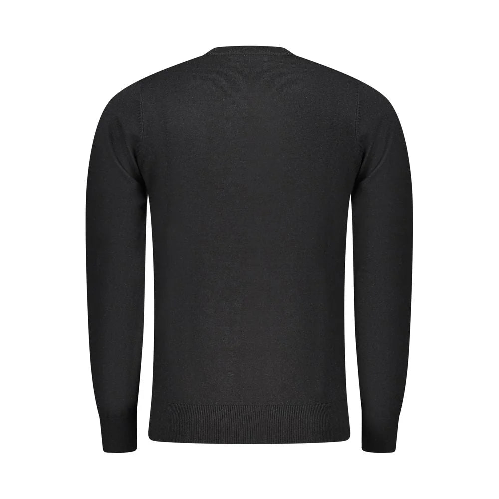 Rifle Black Wool Men Sweater - Sweaters