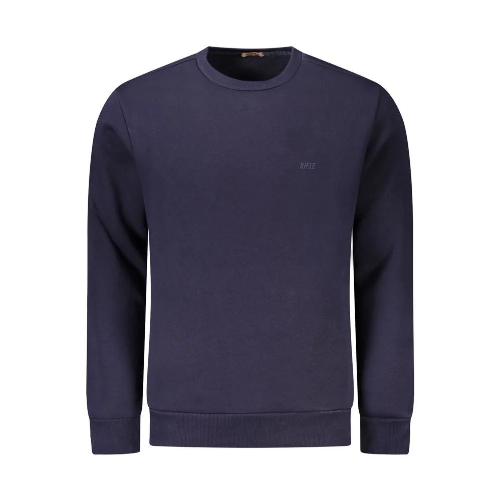 Rifle Blue Cotton Men Sweater