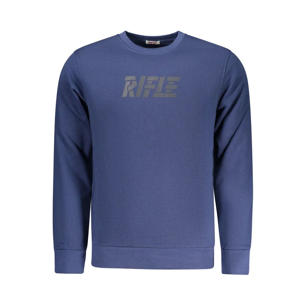 Rifle Blue Cotton Men Sweater