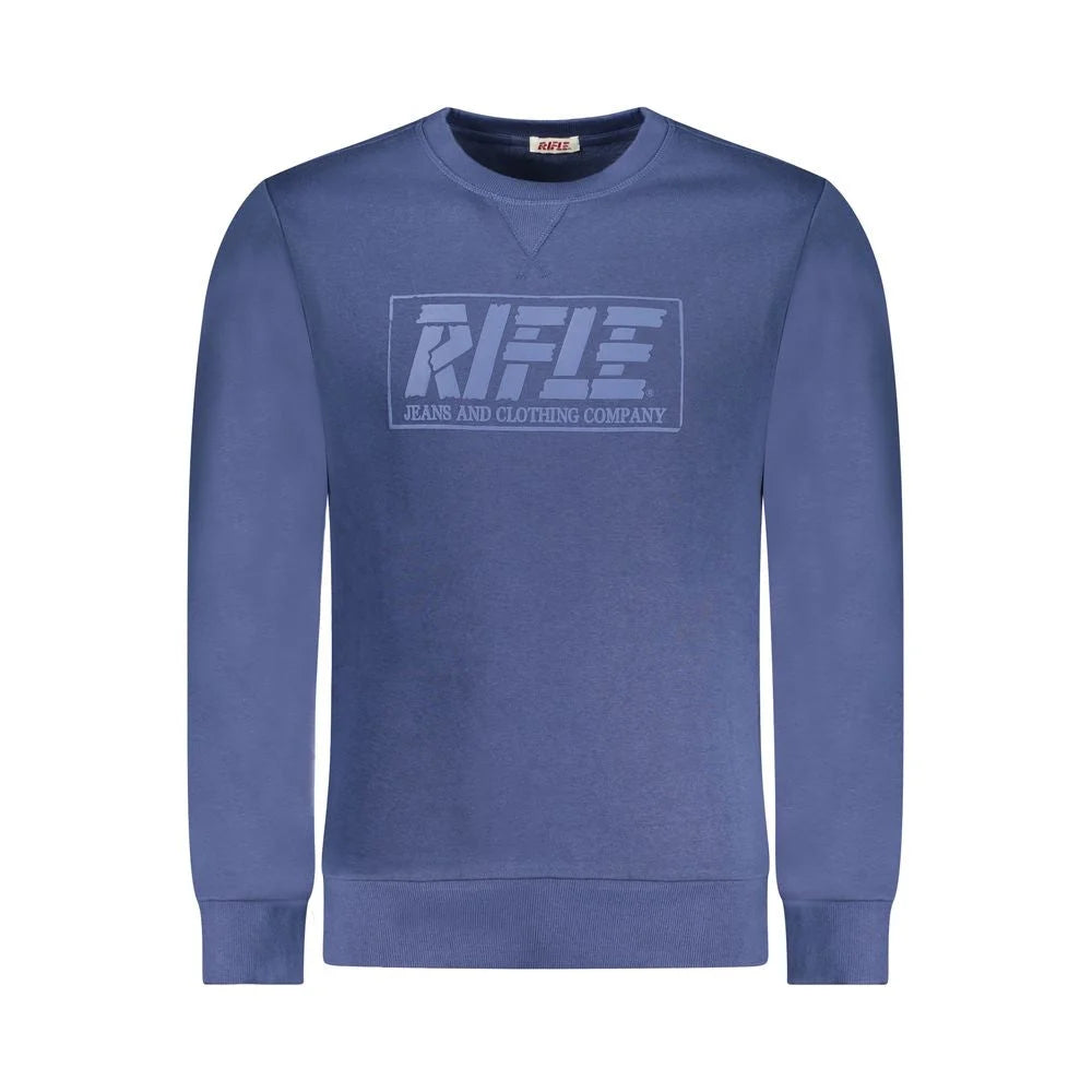 Rifle Blue Cotton Men Sweater - Sweatshirts