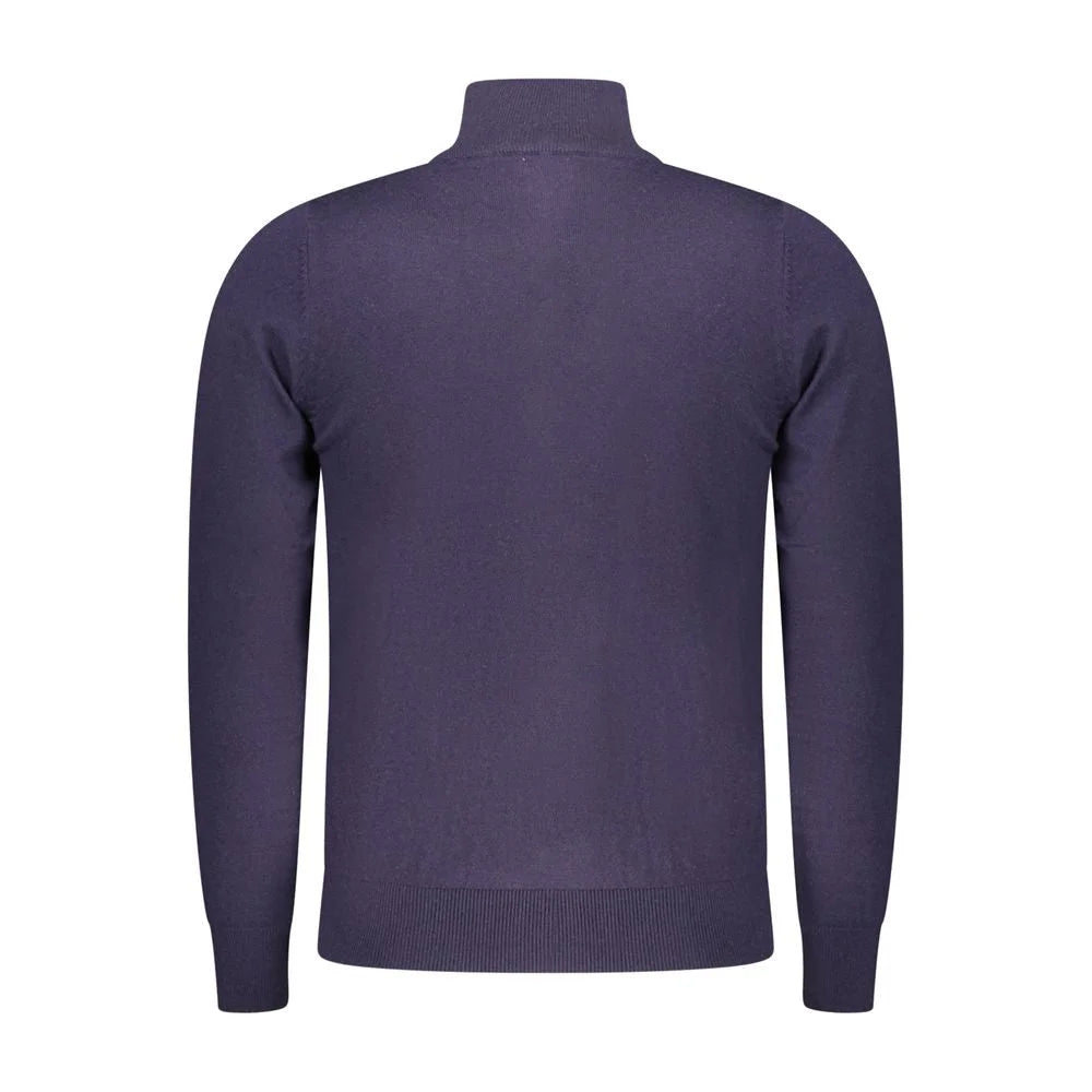 Rifle Blue Wool Men Sweater - Sweaters